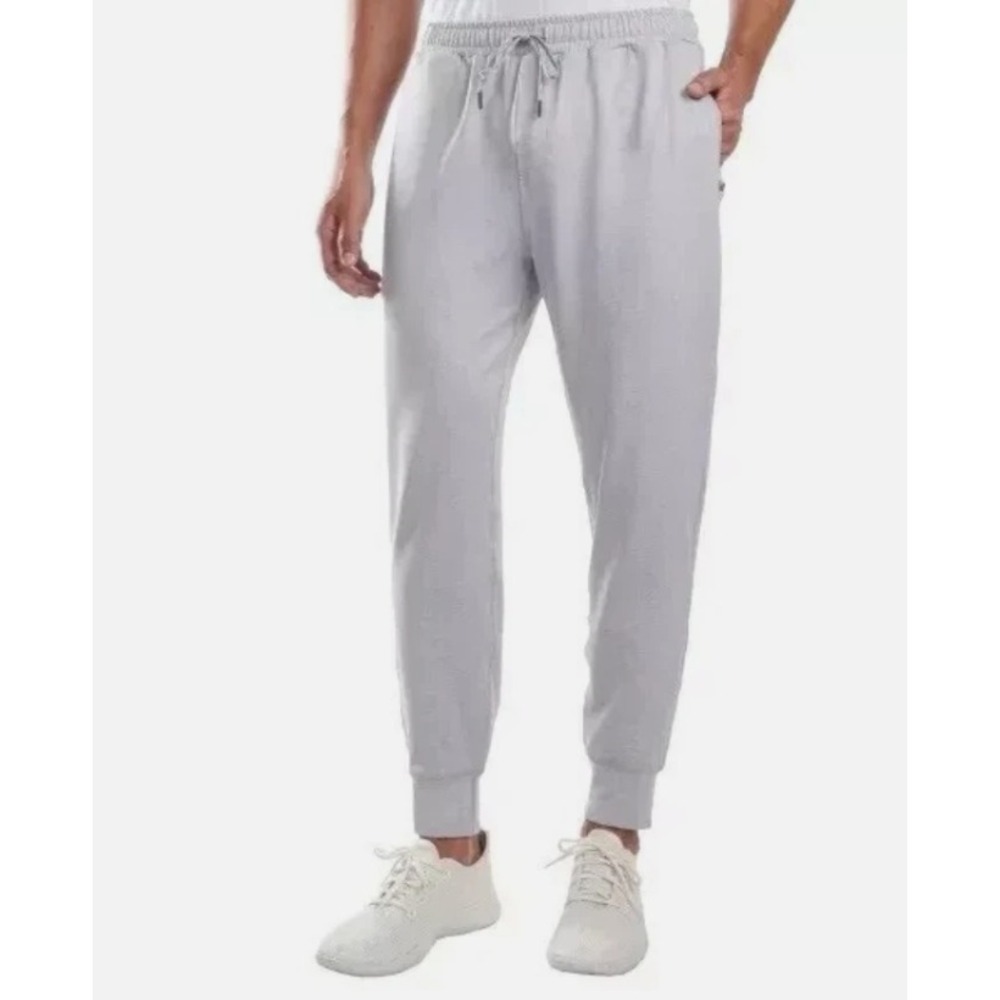 Kirkland SIgnature Men's Activewear Jogger Pants Size Large Gray Zip Pockets